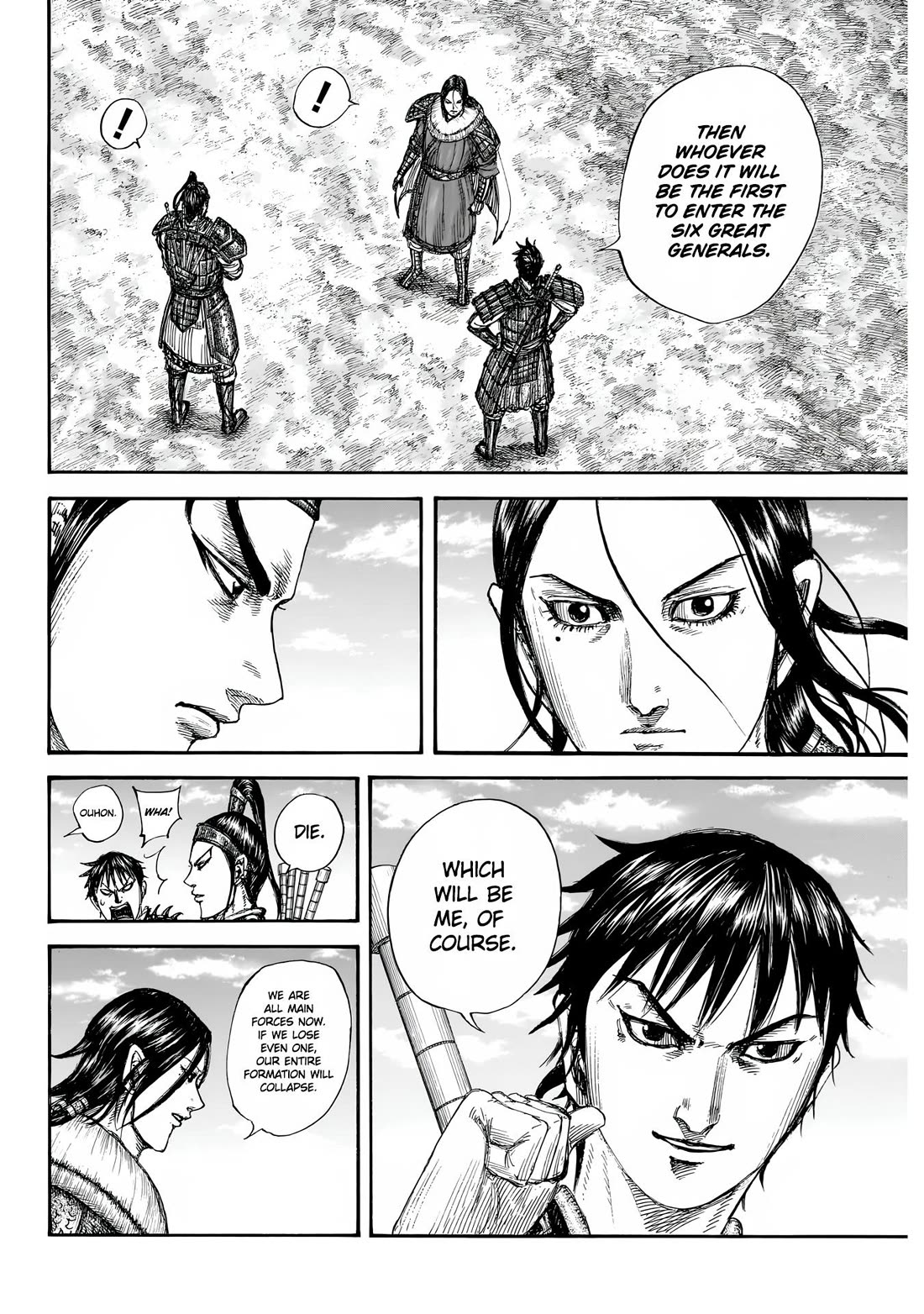 Kingdom manga, chapter 850, page 19 of 20
