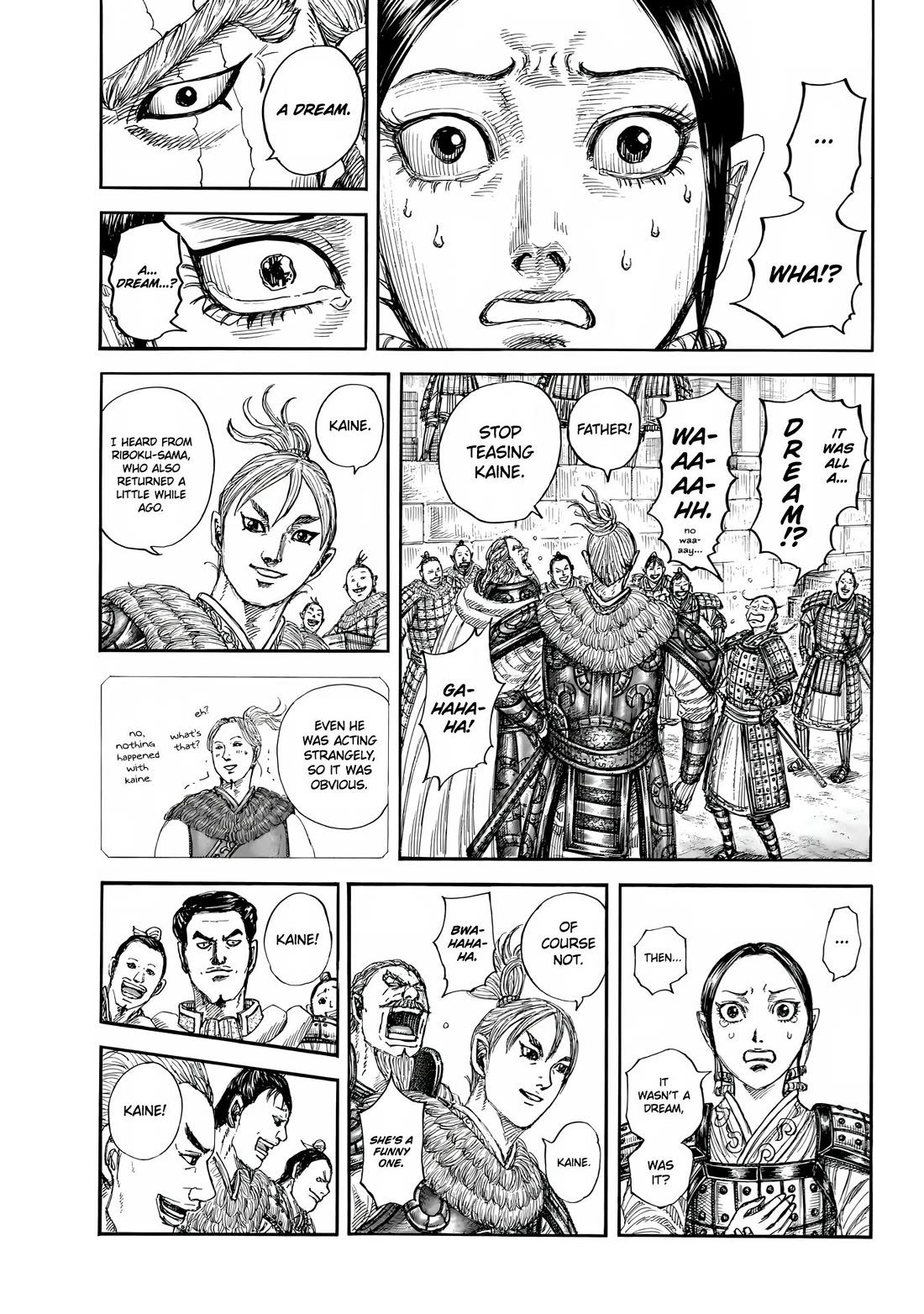 Kingdom manga, chapter 850, page 4 of 20