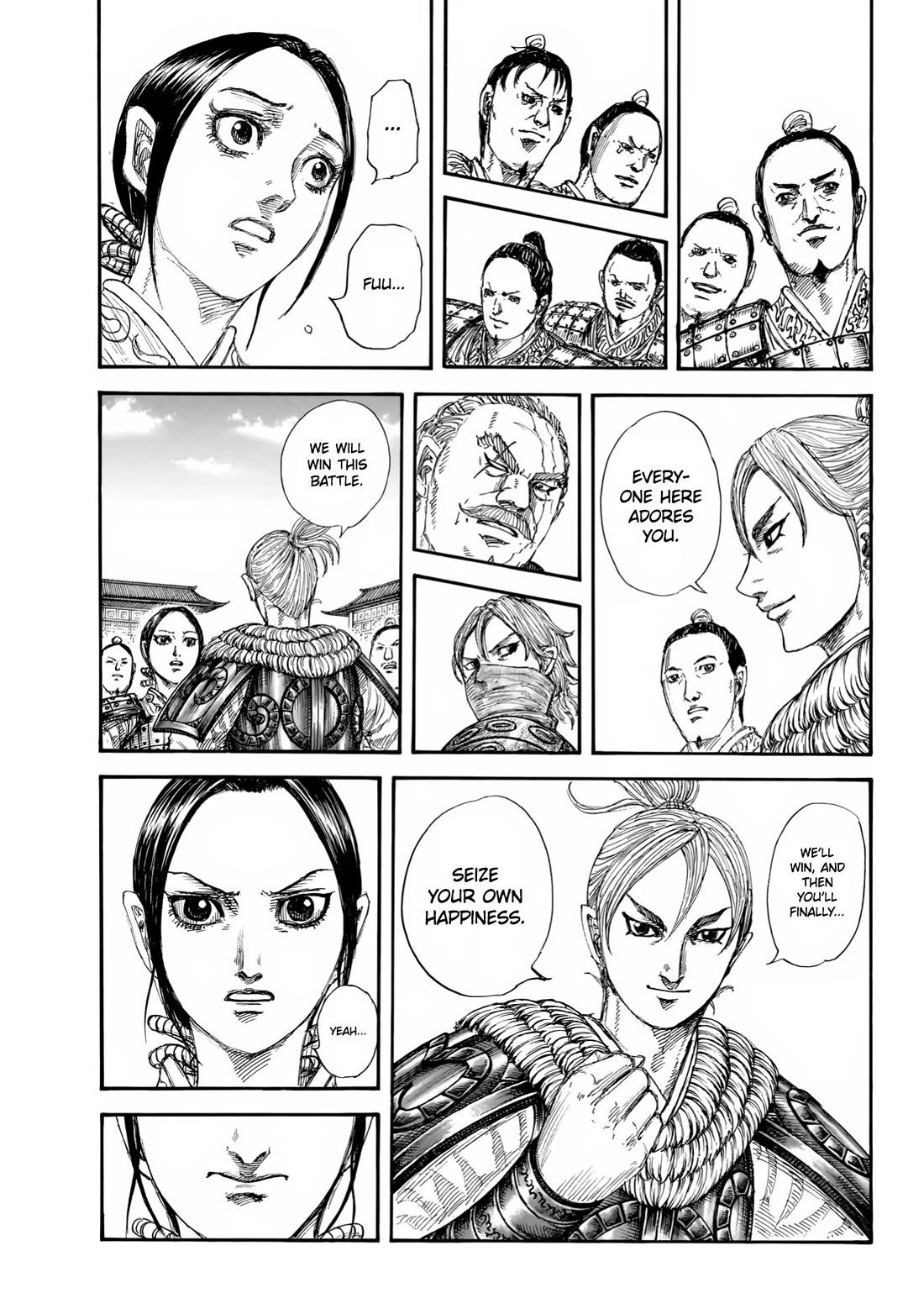 Kingdom manga, chapter 850, page 8 of 20
