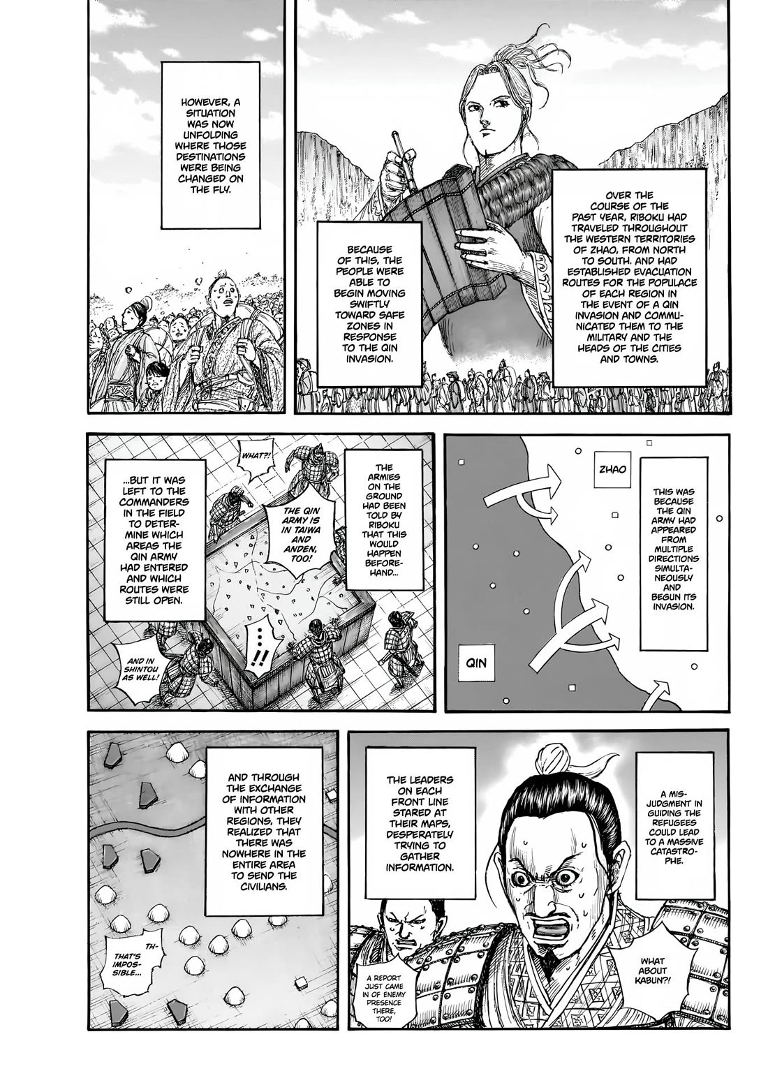 Kingdom Chapter 851 page 6 - Chapter 851