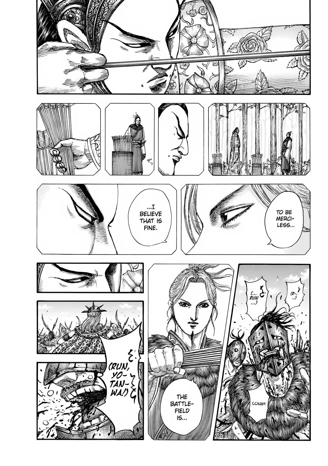 Kingdom manga, chapter 855, page 18 of 19