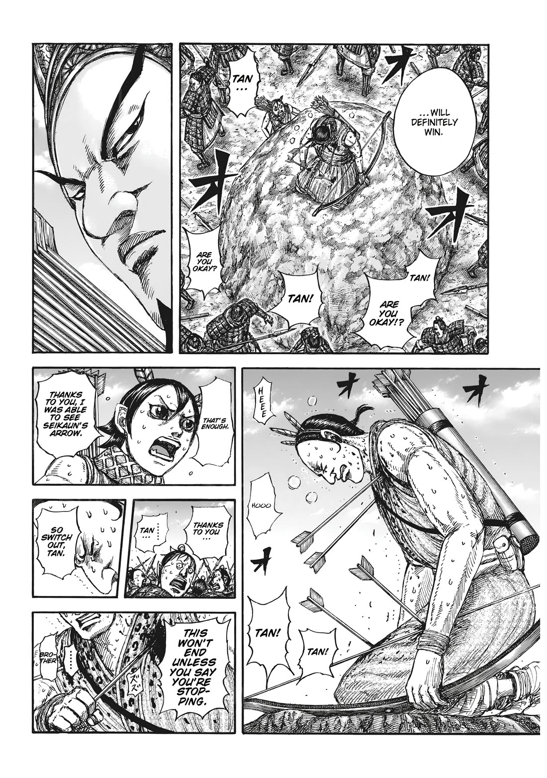 Kingdom manga, chapter 861, page 10 of 19