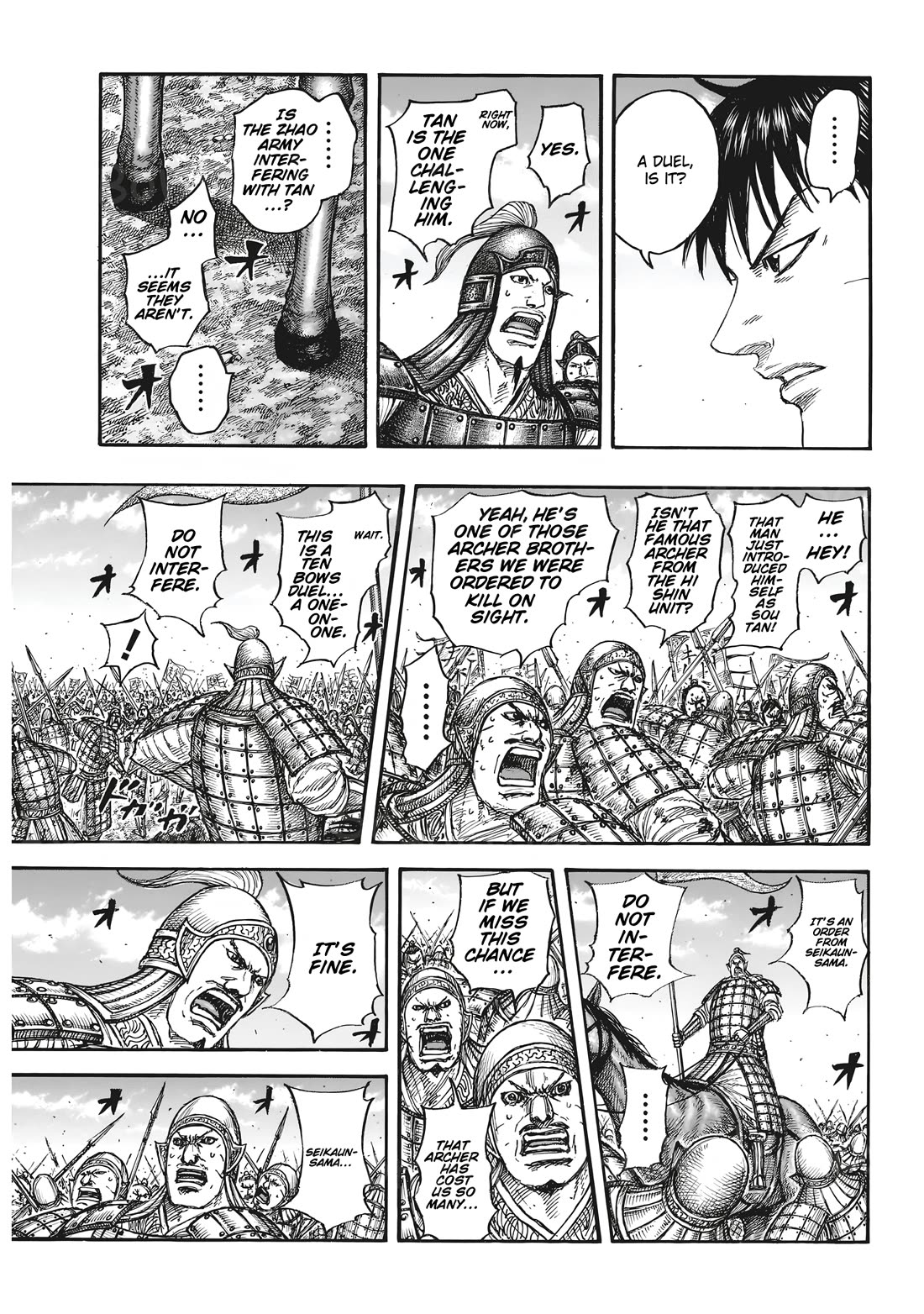 Kingdom manga, chapter 861, page 9 of 19