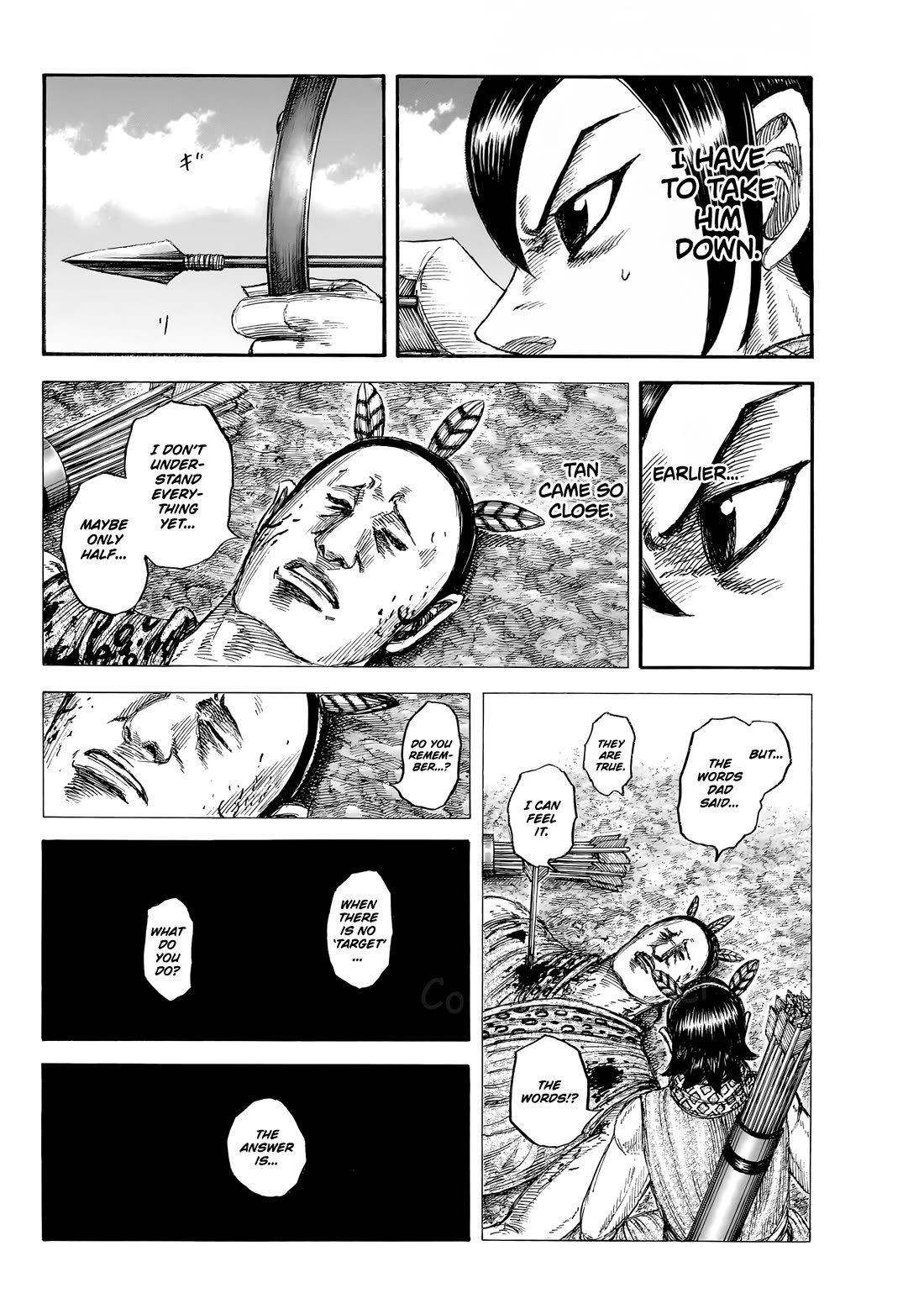 Kingdom manga, chapter 862, page 19 of 20