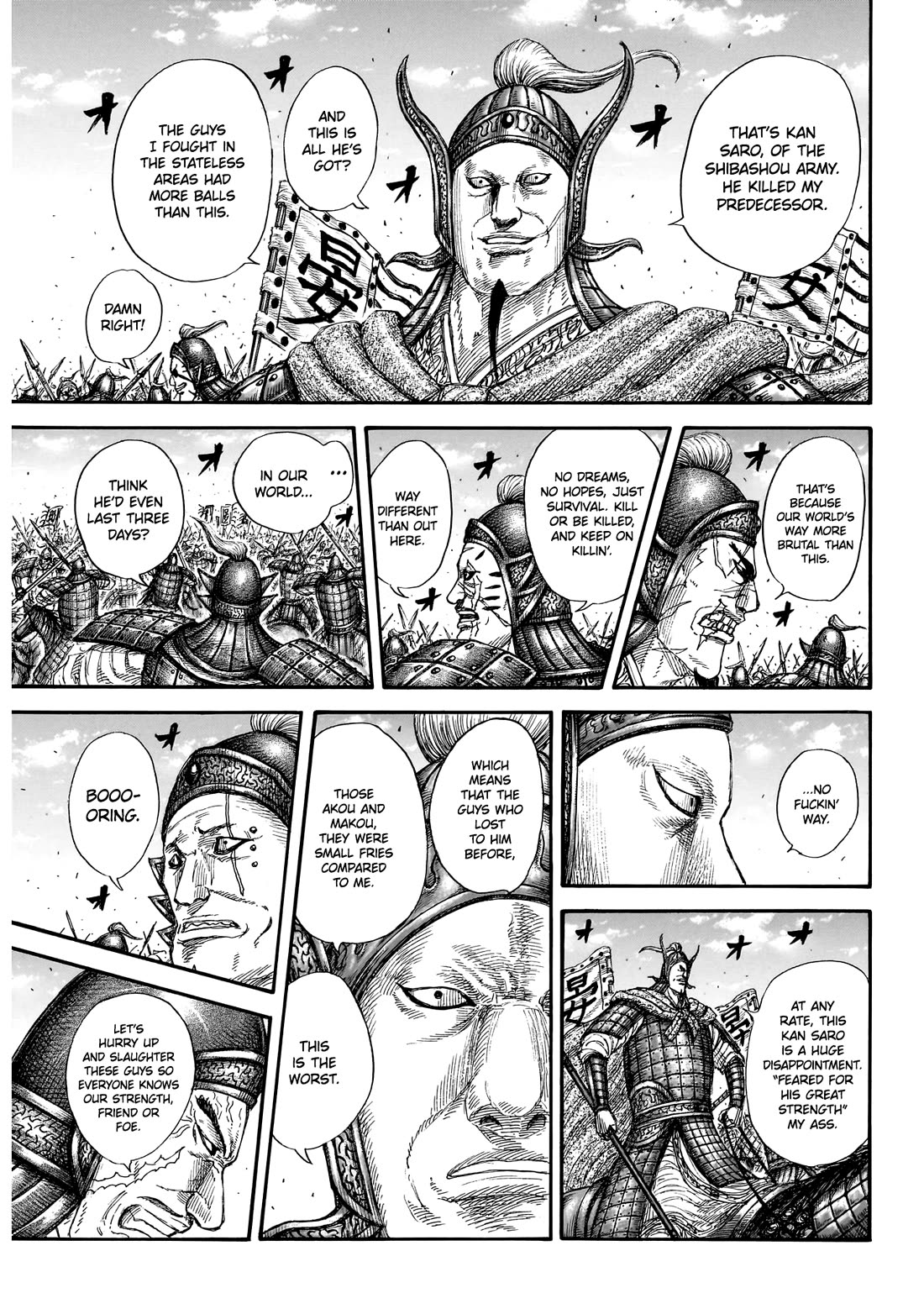 Kingdom manga, chapter 865, page 9 of 19