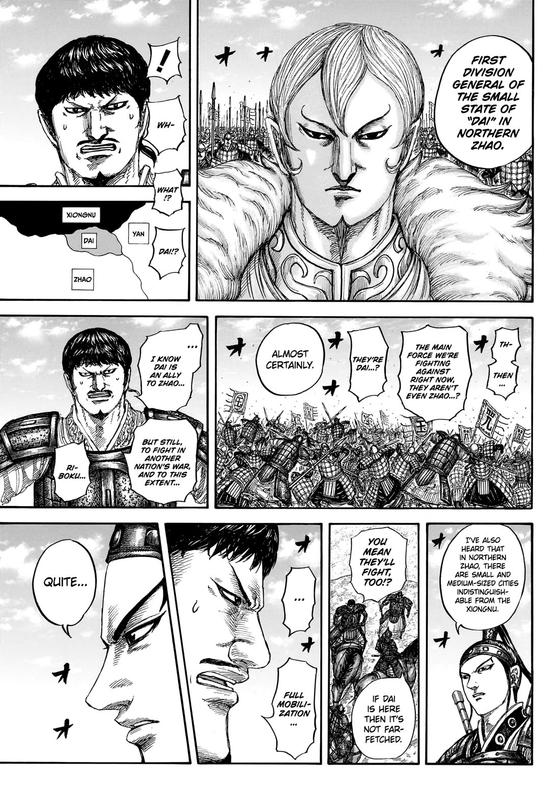 Kingdom manga, chapter 866, page 10 of 19