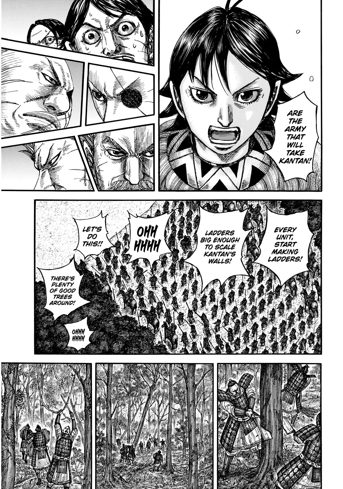 Kingdom manga, chapter 876, page 13 of 20