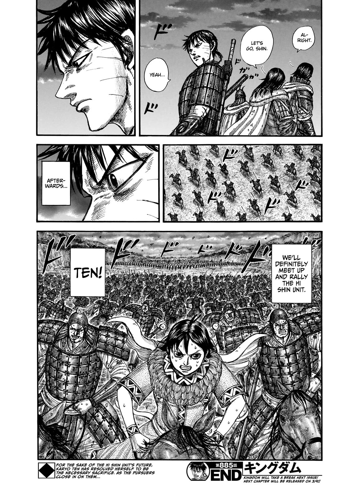 Kingdom Chapter 885 page 21 - Chapter 885