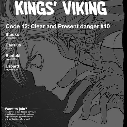 Kings' Viking Chapter 102: Code 12: Clear and Present Danger #10 cover