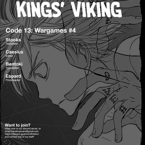 Kings' Viking Chapter 106: Code 13: Wargames #4 cover