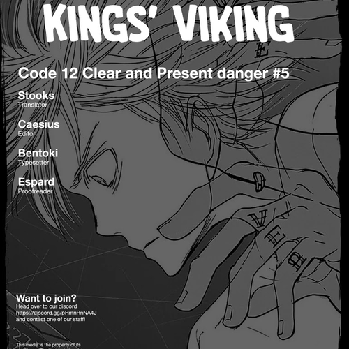 Kings' Viking Chapter 97: Code 12: Clear and Present Danger #5 cover