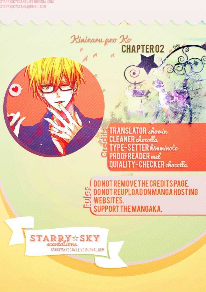 Kininaru Ano Ko Chapter 2 page 2 - Chapter 2 : You Are Conscious of Him 2