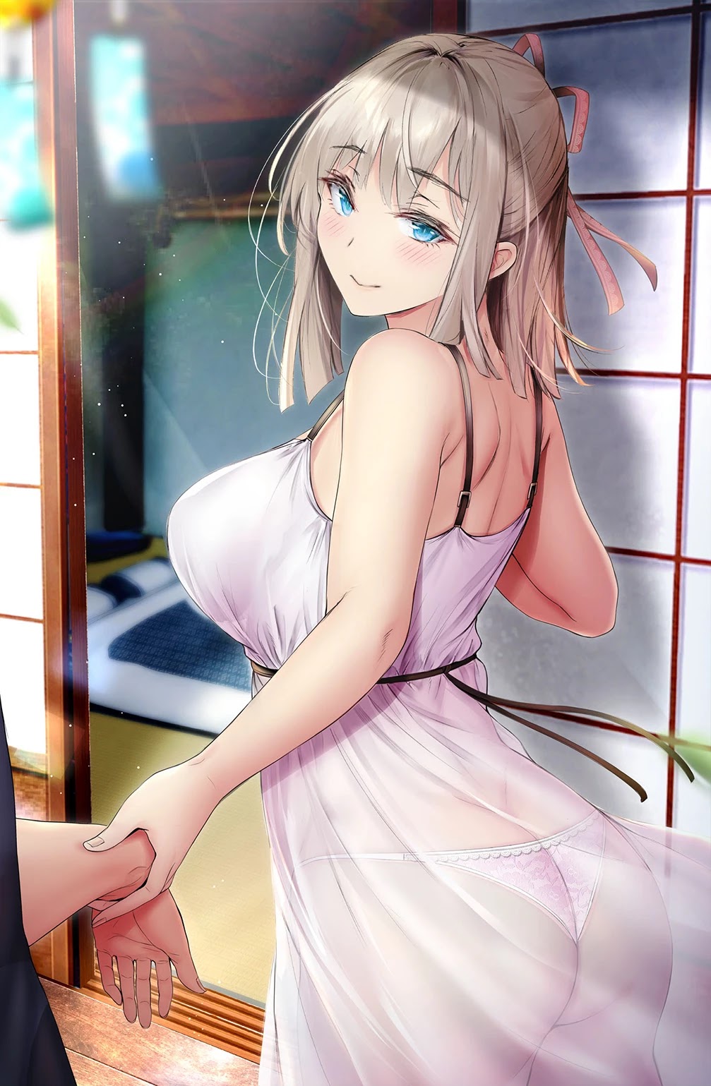 Kininaru Danshi ni ○○ suru On'nanoko. Chapter 47 page 2 - Chapter 47: A relative onee-san who invites the boy she's interested in to her air-conditioned room when he comes home for Obon and teaches him how to play some fun games.