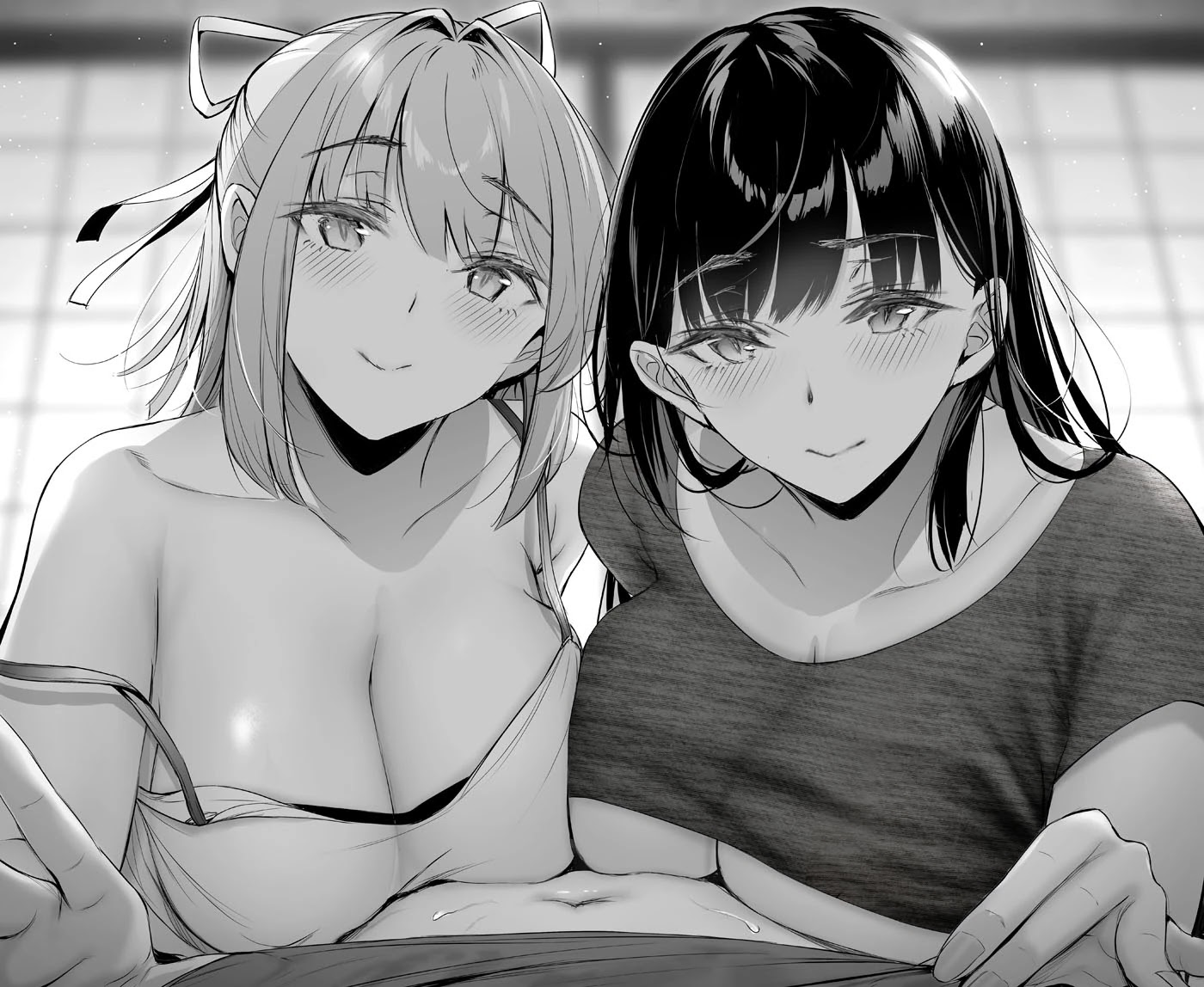 Kininaru Danshi ni ○○ suru On'nanoko. Chapter 49 page 2 - Chapter 49: Relative onee-sans who, after finding the boy they're interested in sleeping while covered in sweat, change his clothes so he doesn't catch a cold.