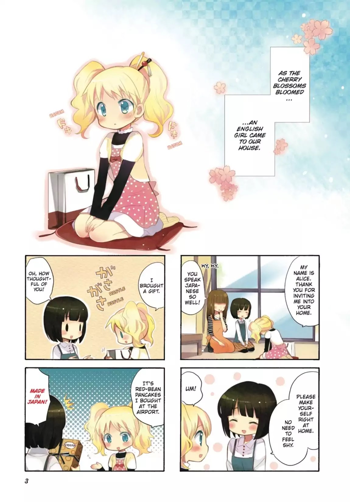 Kiniro Mosaic Chapter 1 page 4 - Chapter 1