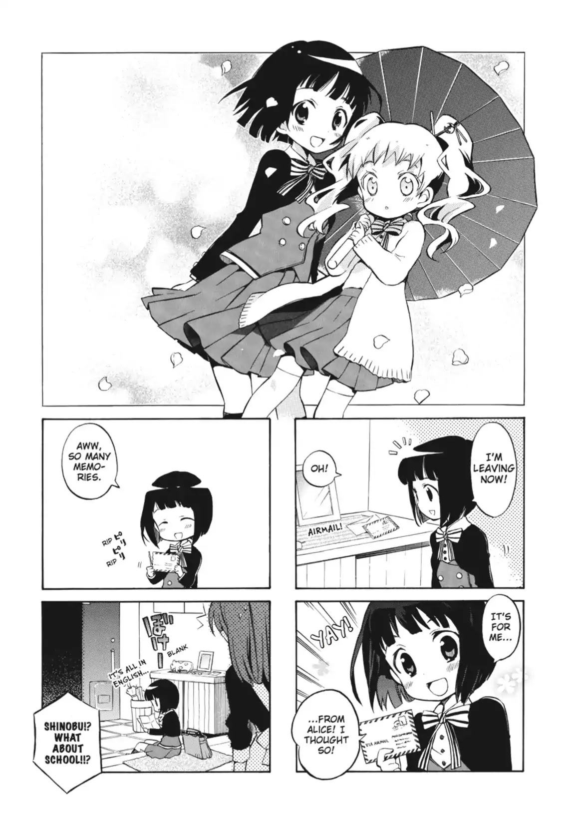 Kiniro Mosaic Chapter 2 page 1 - Chapter 2