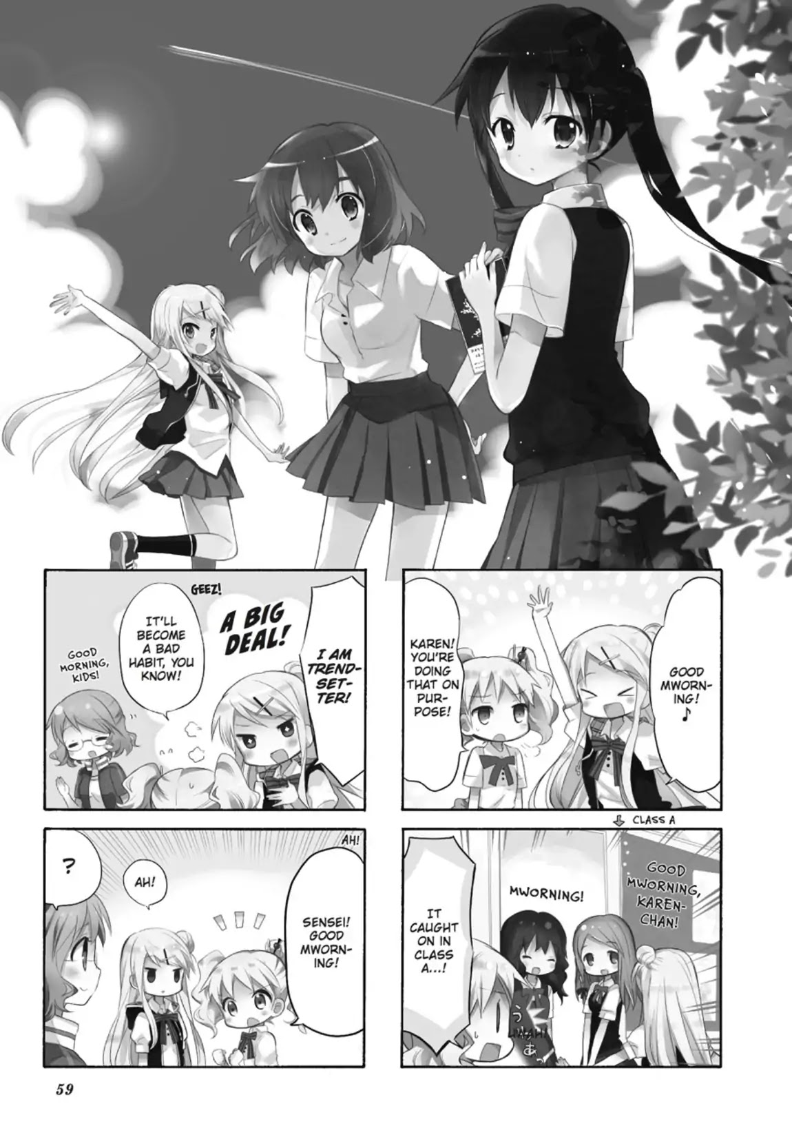 Kiniro Mosaic Chapter 21 page 1 - Chapter 21