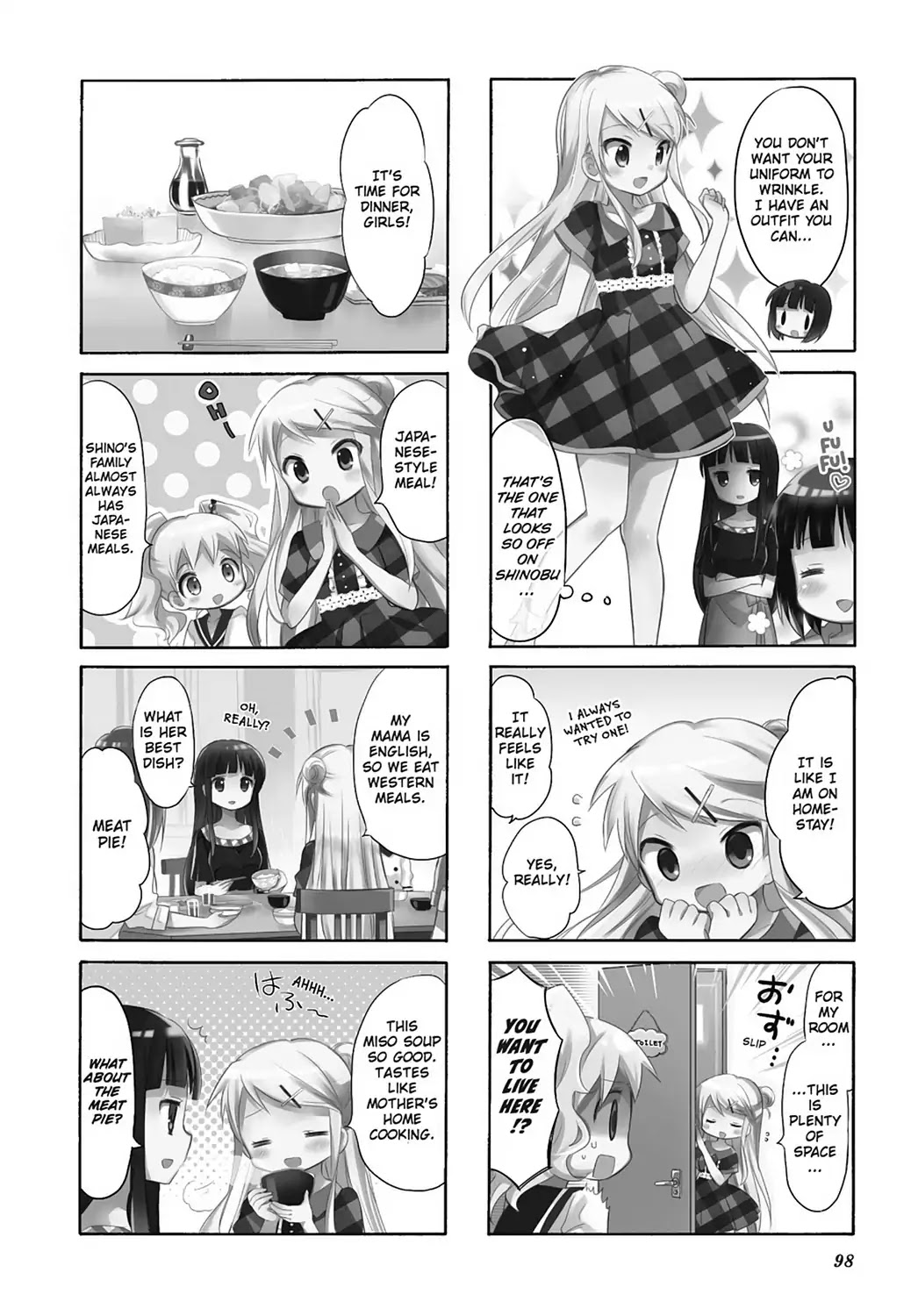 Kiniro Mosaic Chapter 32 page 4 - Chapter 32