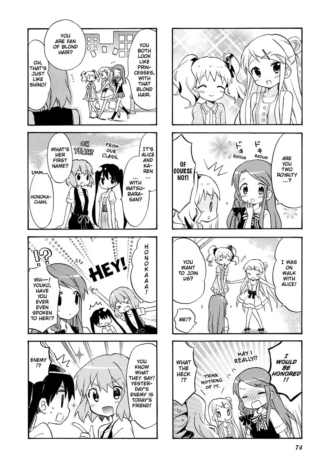 Kiniro Mosaic Chapter 37 page 4 - Chapter 37