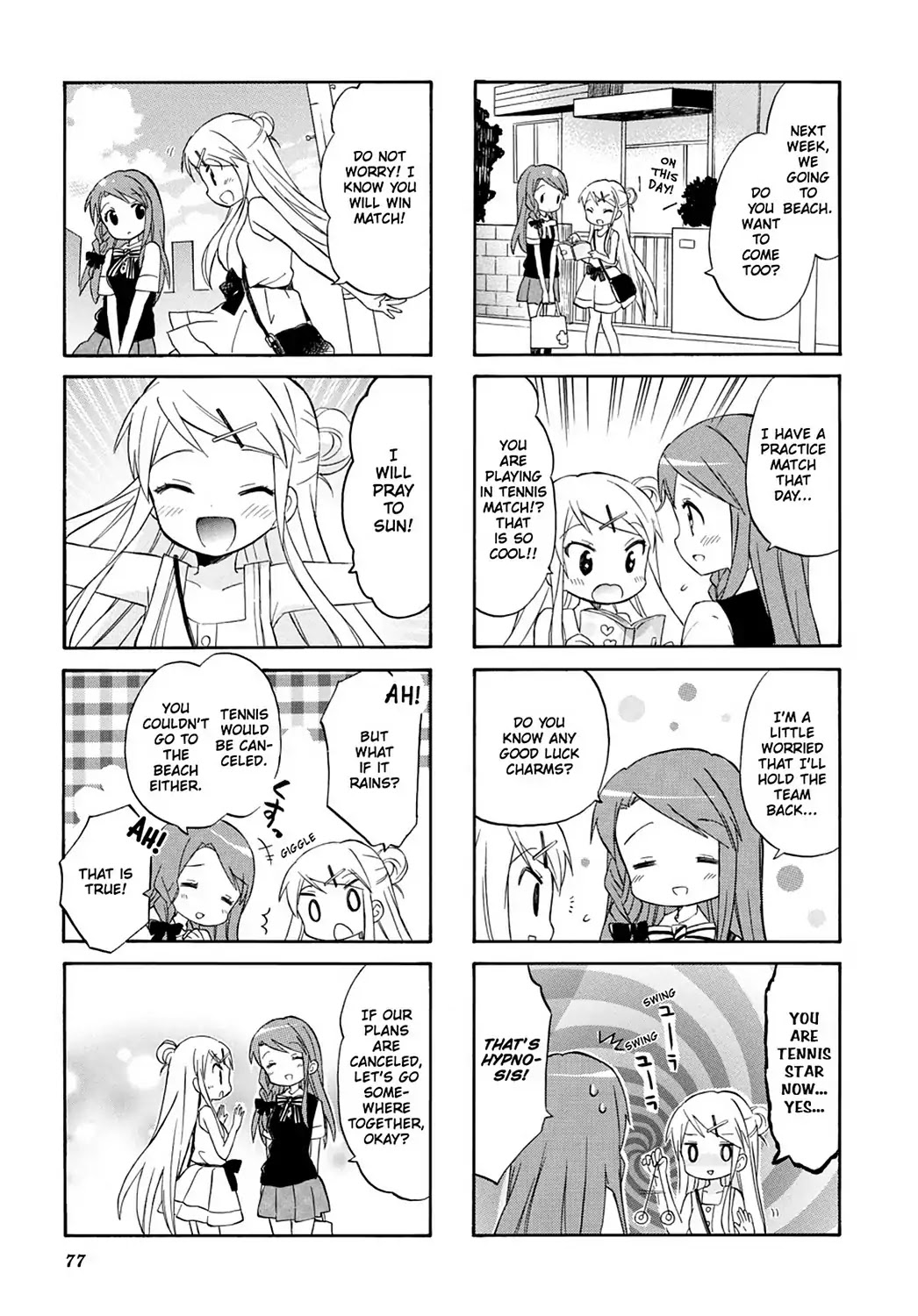 Kiniro Mosaic Chapter 37 page 7 - Chapter 37