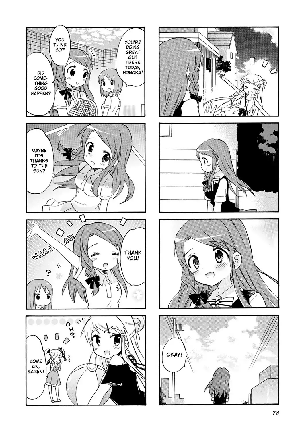 Kiniro Mosaic Chapter 37 page 8 - Chapter 37