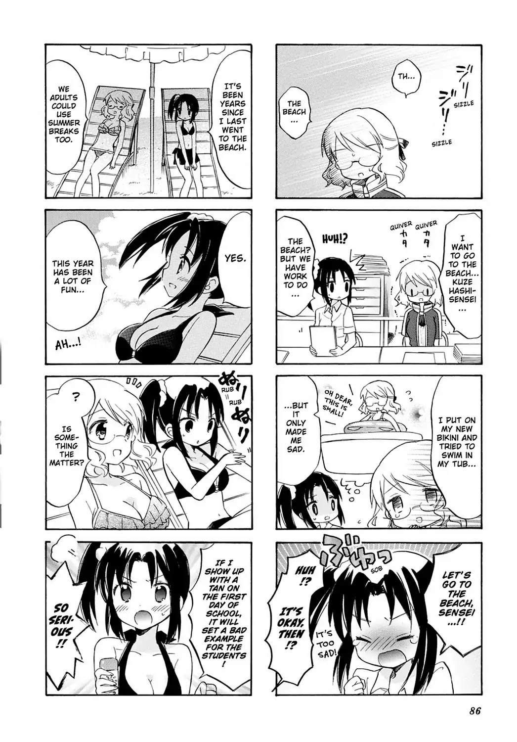 Kiniro Mosaic Chapter 38 page 8 - Chapter 38