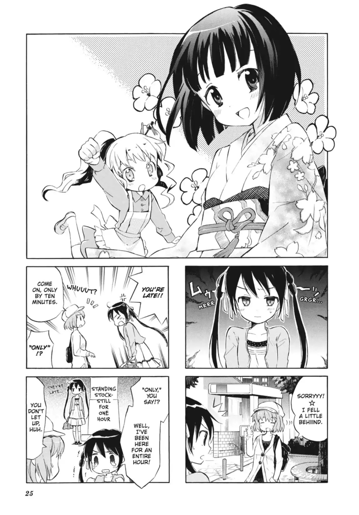 Kiniro Mosaic Chapter 4 page 1 - Chapter 4
