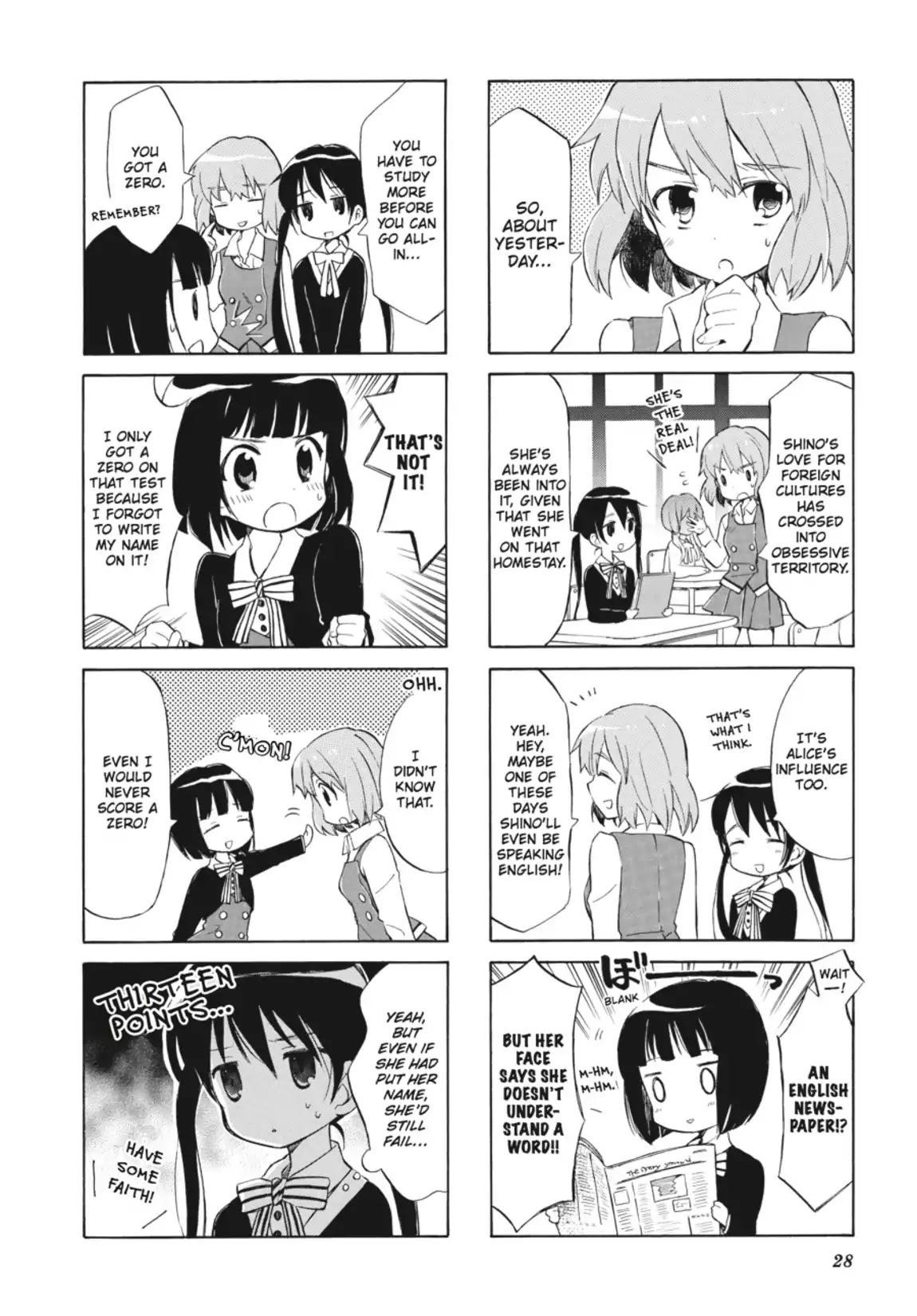 Kiniro Mosaic Chapter 4 page 4 - Chapter 4