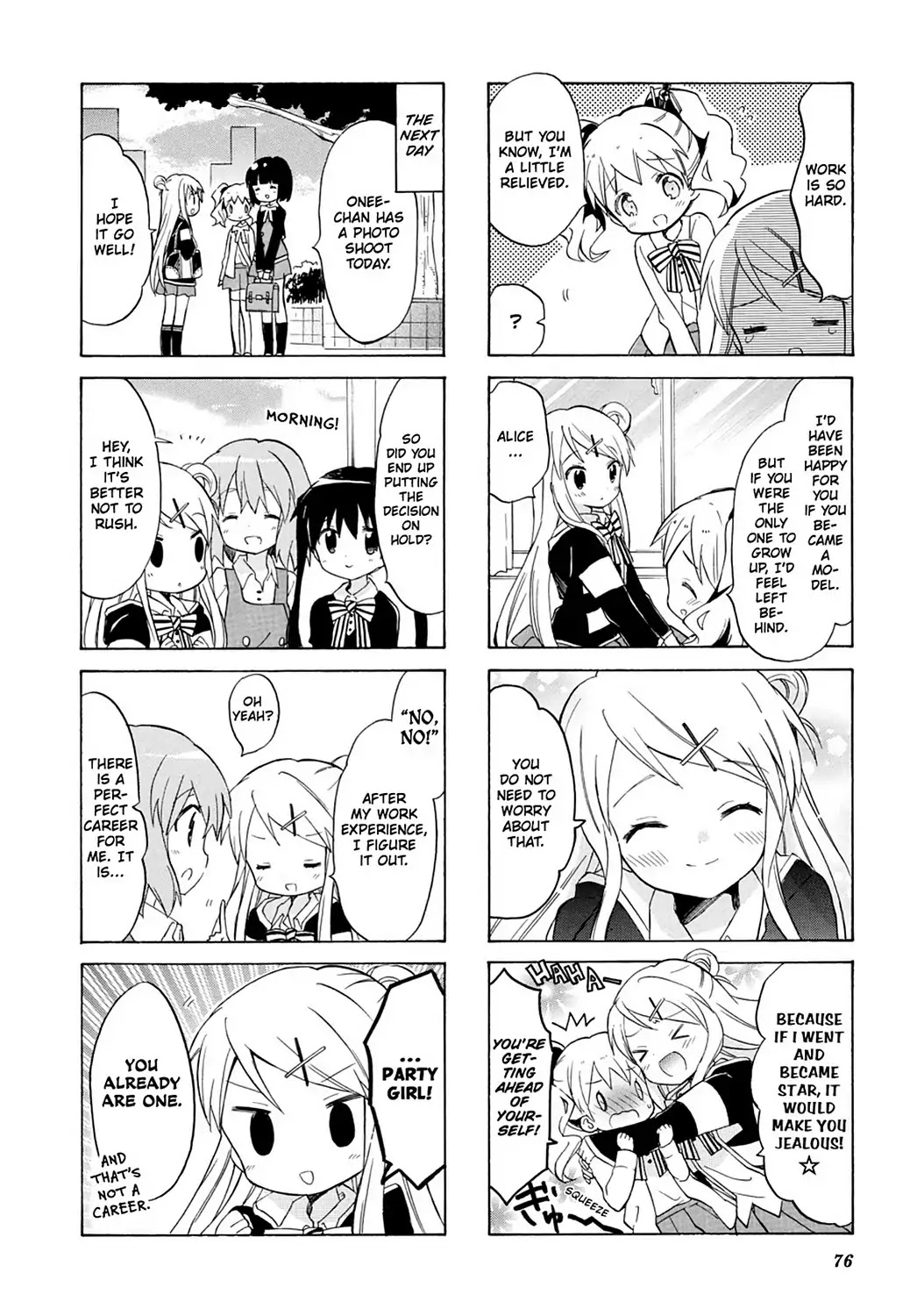 Kiniro Mosaic Chapter 49 page 8 - Chapter 49