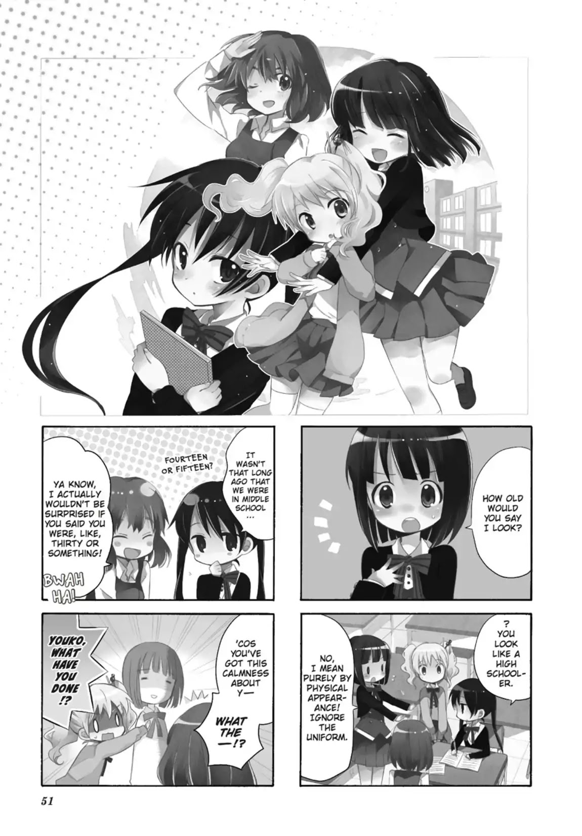 Kiniro Mosaic Chapter 7 page 1 - Chapter 7