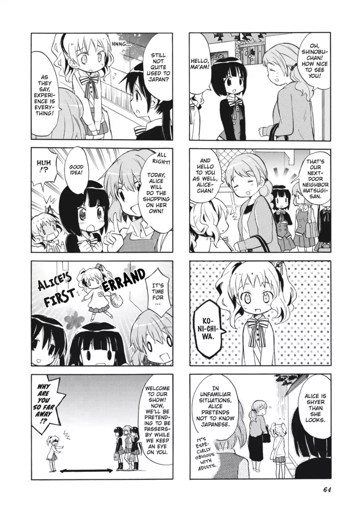 Kiniro Mosaic Chapter 8 page 4 - Chapter 8
