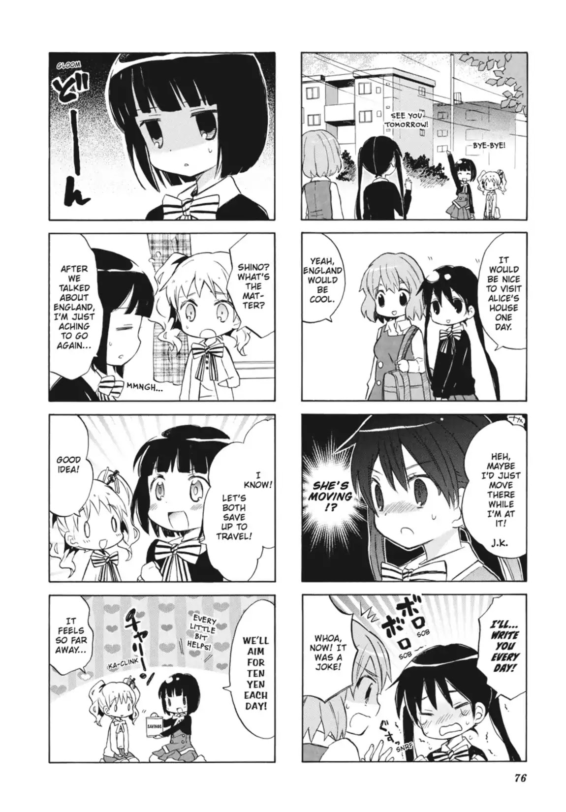 Kiniro Mosaic Chapter 9 page 8 - Chapter 9