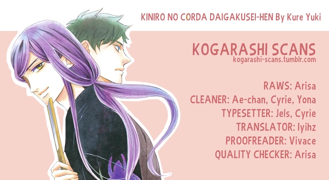 Kiniro no Corda - Daigakusei Hen Chapter 19 page 1 - Chapter 19