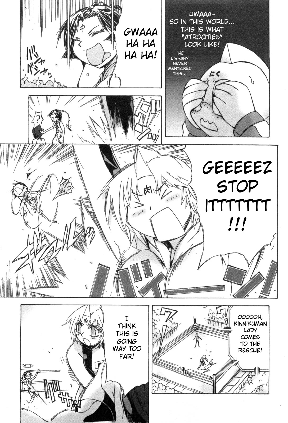 Kinnikuman Lady Chapter 10 page 7 - Chapter 10: Book of Fight! Ramen-nyan!