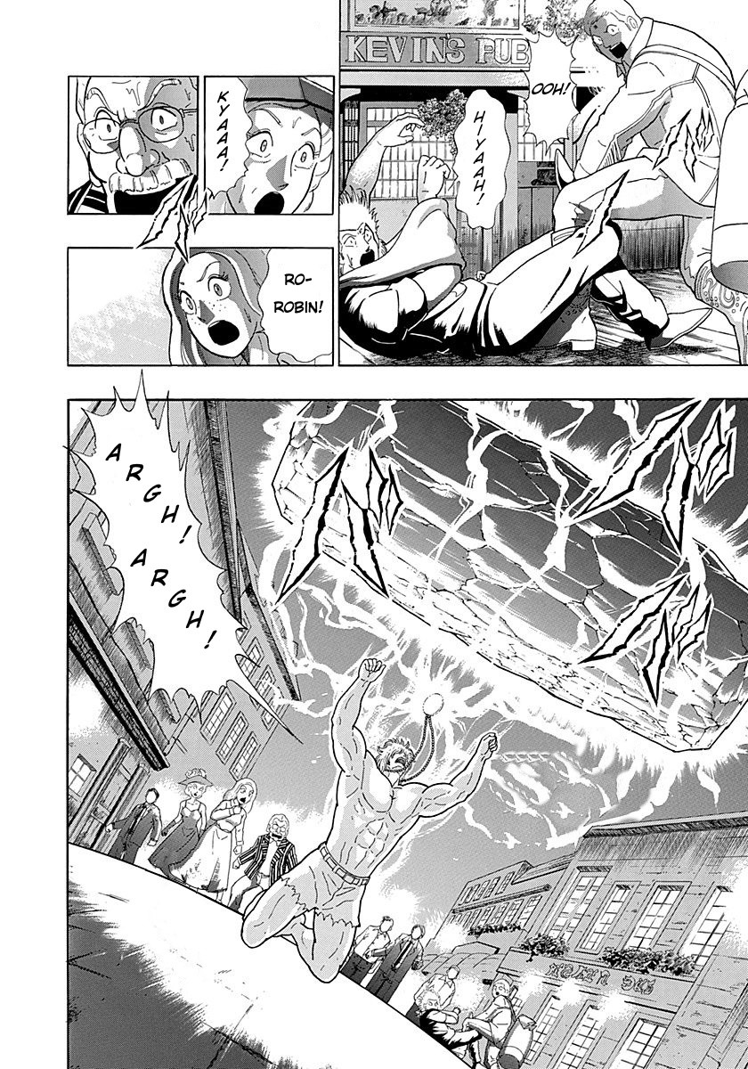 Kinnikuman Nisei Chapter 299 page 2 - Chapter 299: The Young Master of London: Part Six: Protect the Weak! Power of Justice!