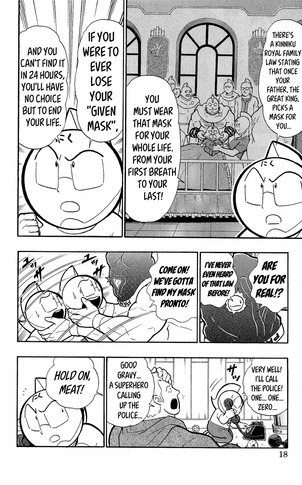 Kinnikuman Oneshot Collection Chapter 1 page 18 - Chapter 1: Legend of the Miraculous Saviour!