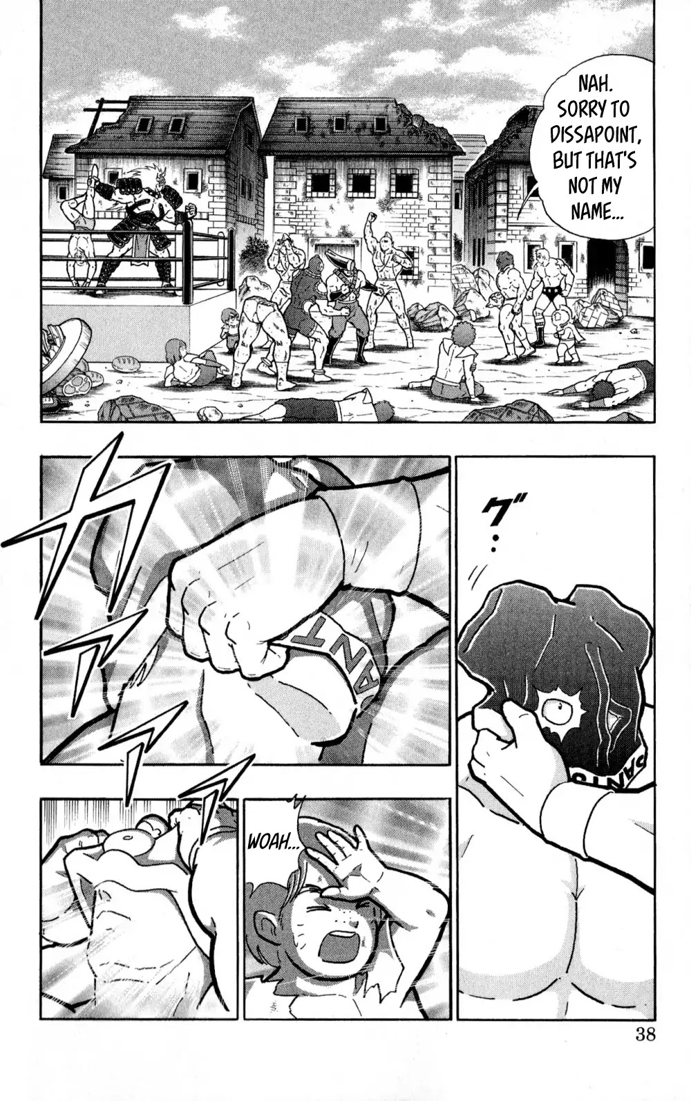 Kinnikuman Oneshot Collection Chapter 1 page 38 - Chapter 1: Legend of the Miraculous Saviour!