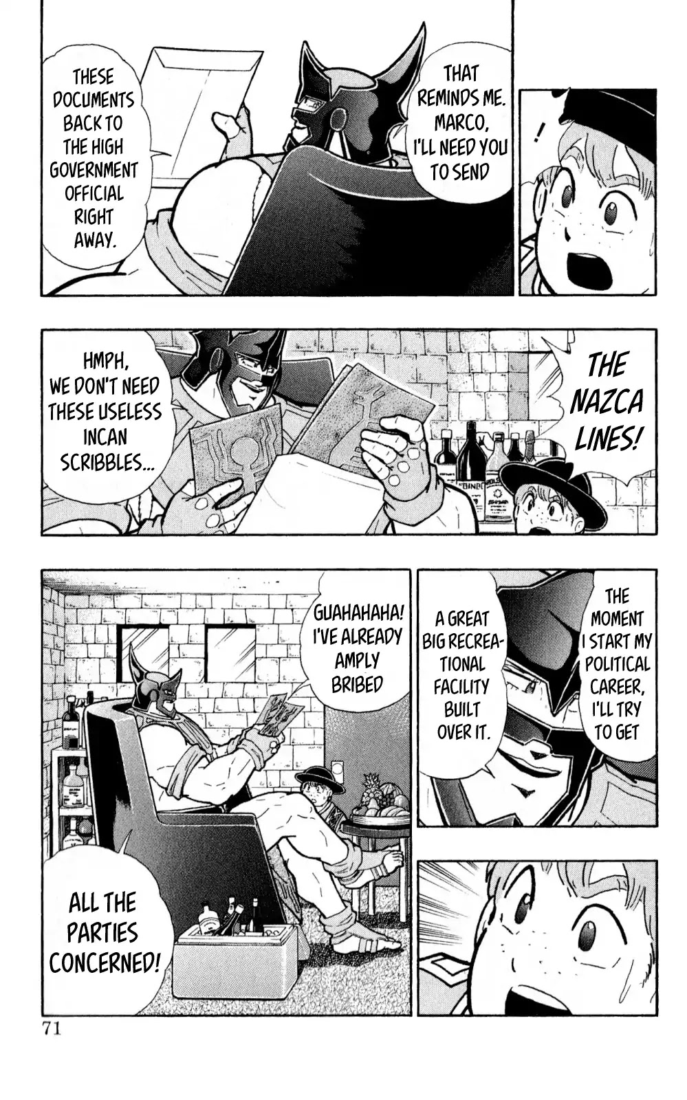 Kinnikuman Oneshot Collection Chapter 2 page 20 - Chapter 2: Kinnikuman Side Story - Benkiman ~Lost Incan Memories~