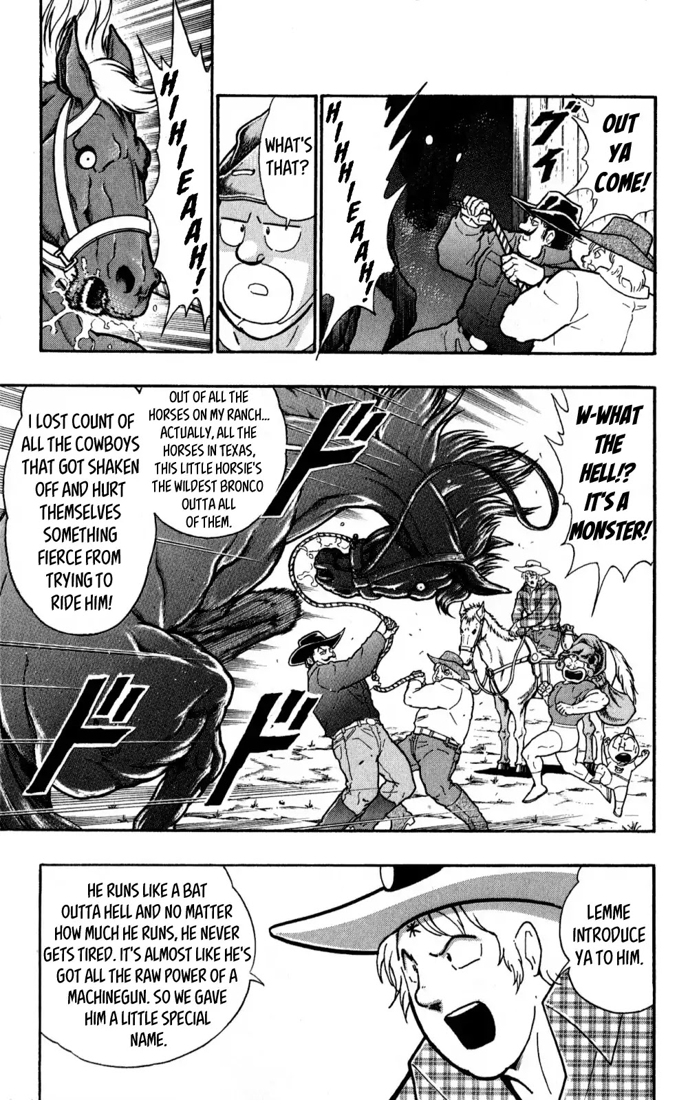 Kinnikuman Oneshot Collection Chapter 3 page 18 - Chapter 3: The Machineguns' Three Day Gap (Texas's "Machinegun"! & The Start of a Legend!)
