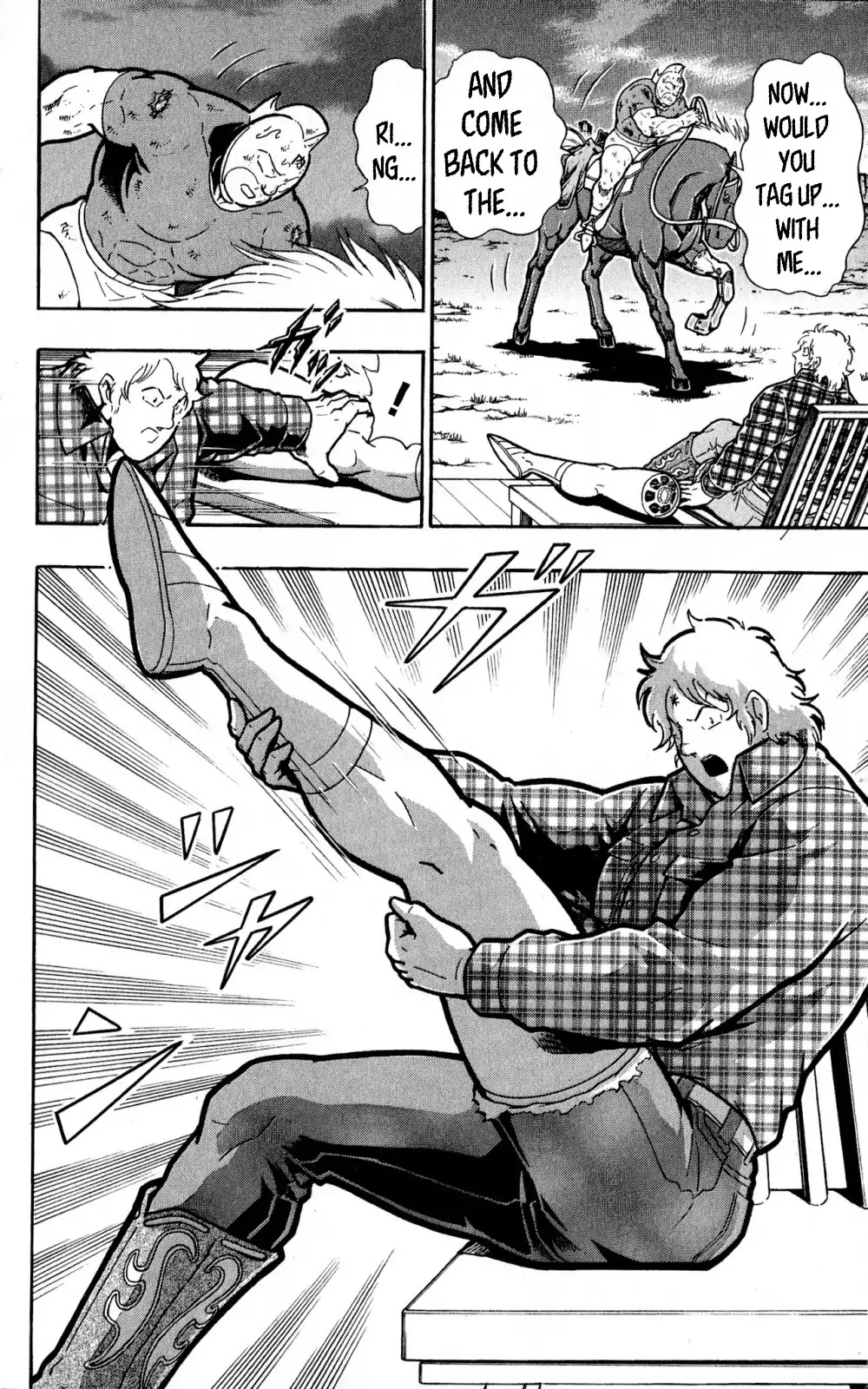 Kinnikuman Oneshot Collection Chapter 3 page 39 - Chapter 3: The Machineguns' Three Day Gap (Texas's "Machinegun"! & The Start of a Legend!)