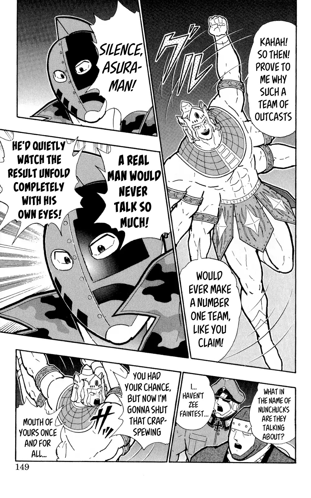 Kinnikuman Oneshot Collection Chapter 4 page 22 - Chapter 4: Secret Story of the Choujin Blood Oath Brigade's Formation!