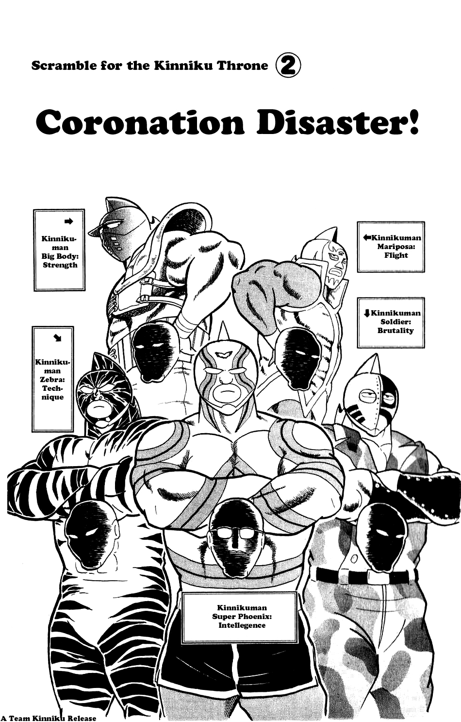 Kinnikuman Chapter 275.2 page 1 - Chapter 275 v2 : Scramble for the Kinniku Throne 2: Coronation Disaster!