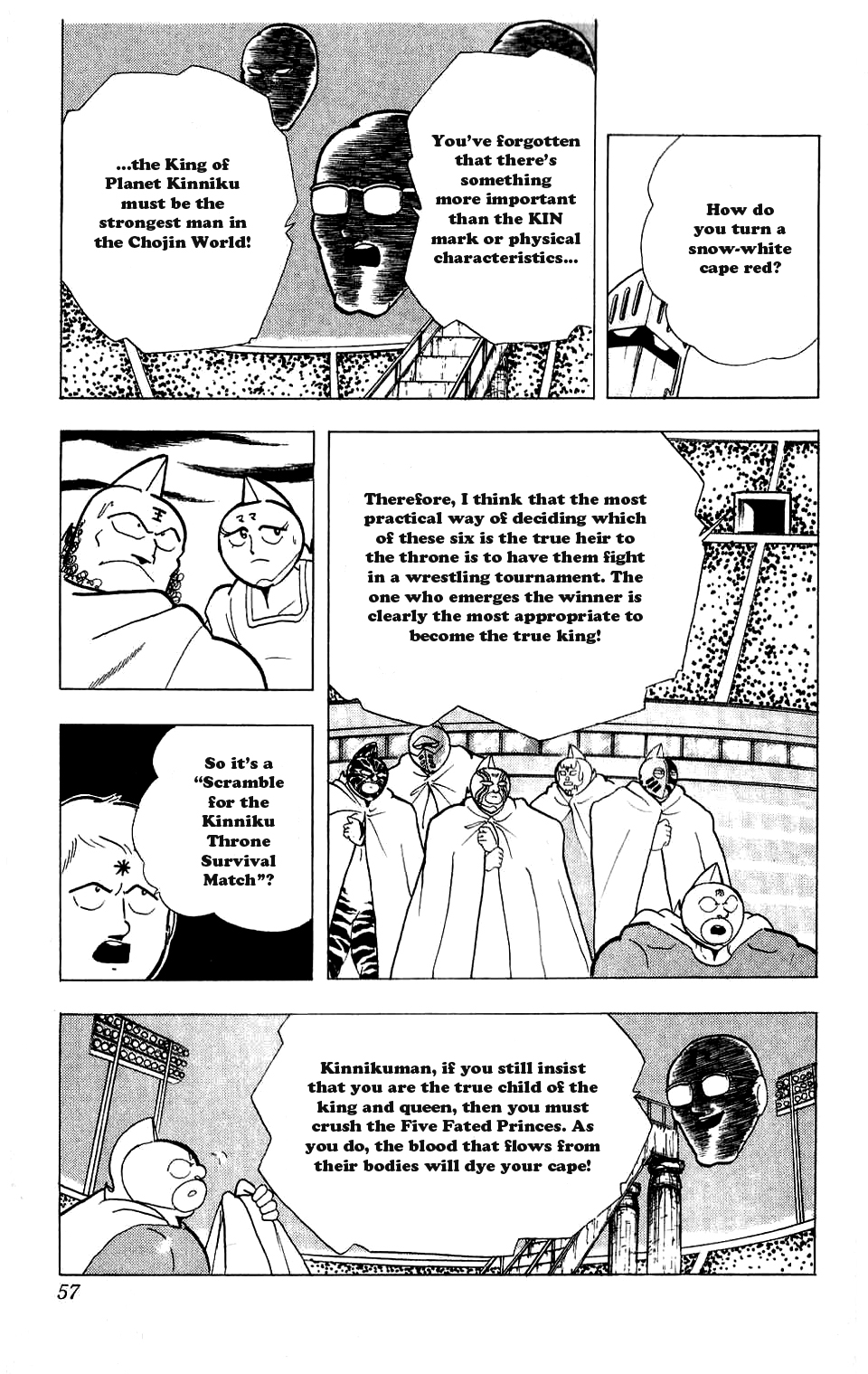 Kinnikuman Chapter 276.2 page 10 - Chapter 276 v2 : Scramble for the Kinniku Throne 3: Despair! Kinnikuman!
