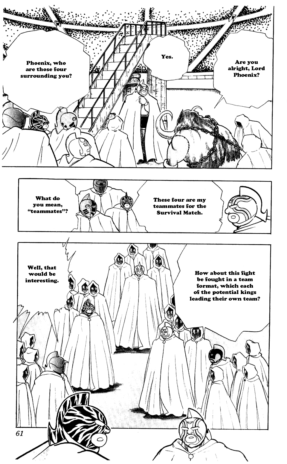 Kinnikuman Chapter 276.2 page 14 - Chapter 276 v2 : Scramble for the Kinniku Throne 3: Despair! Kinnikuman!