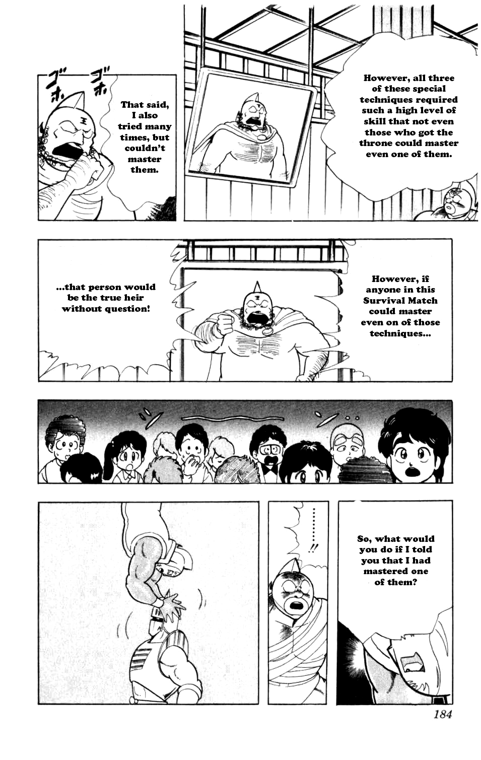 Kinnikuman Chapter 291.2 page 18 - Chapter 291 v2 : Scramble for the Kinniku Throne 18: The Three Special Techniques!