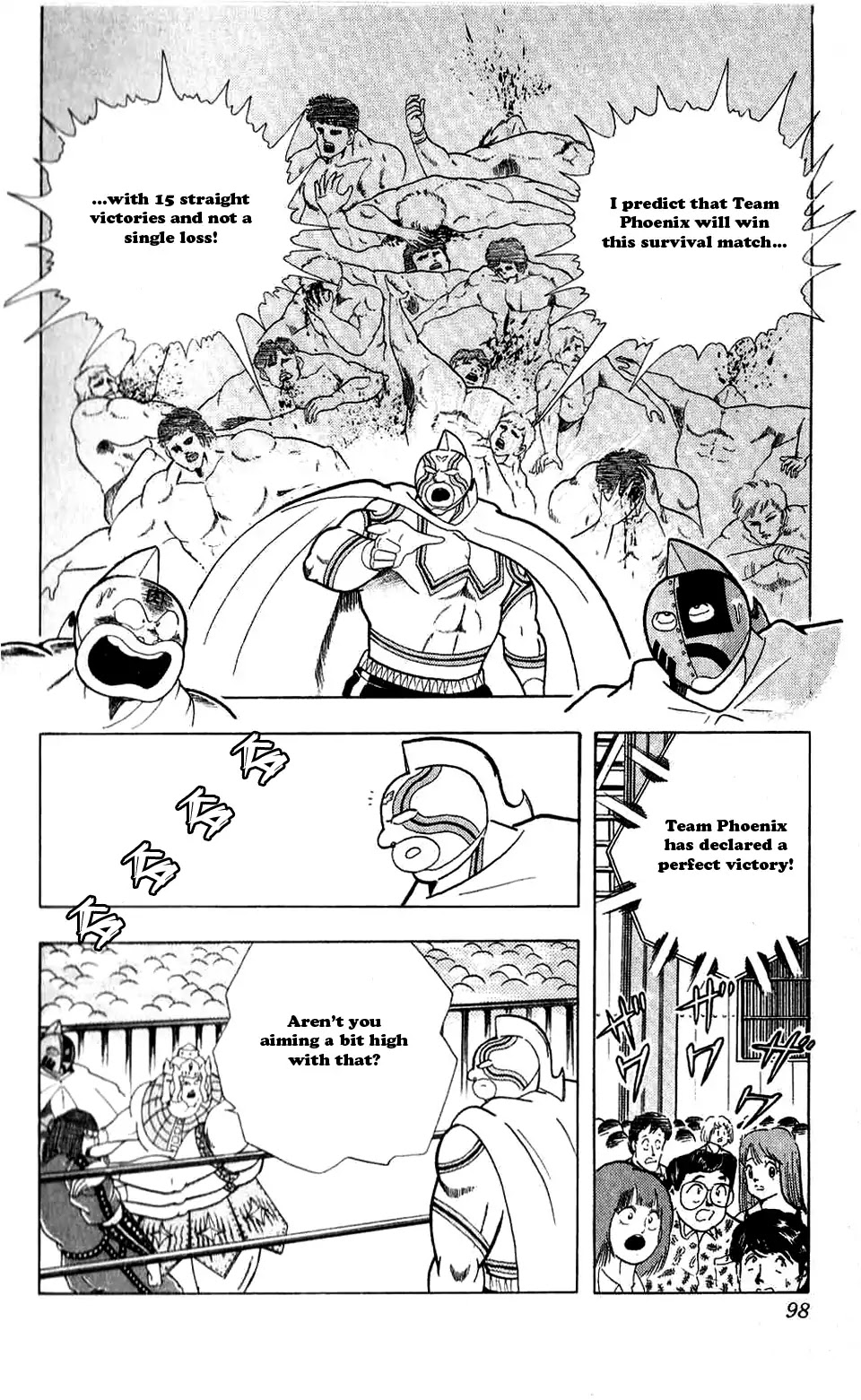 Kinnikuman Chapter 305 page 12 - Chapter 305 : Prediction of a Perfect Victory