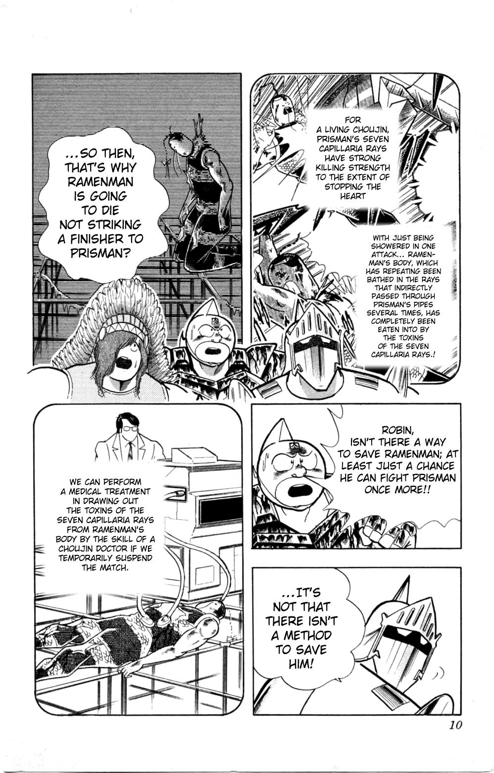 Kinnikuman Chapter 354.2 page 10 - Chapter 354 v2 : Scramble for the Kinniku Throne 81: Regeneration! Ramenman!!