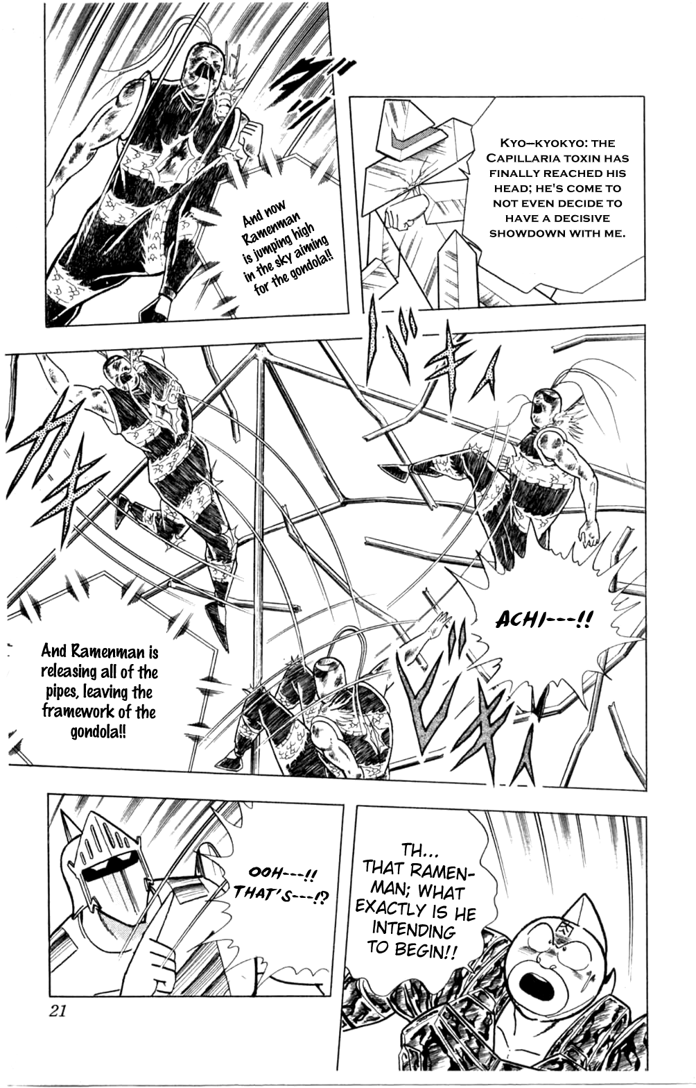 Kinnikuman Chapter 354.2 page 21 - Chapter 354 v2 : Scramble for the Kinniku Throne 81: Regeneration! Ramenman!!