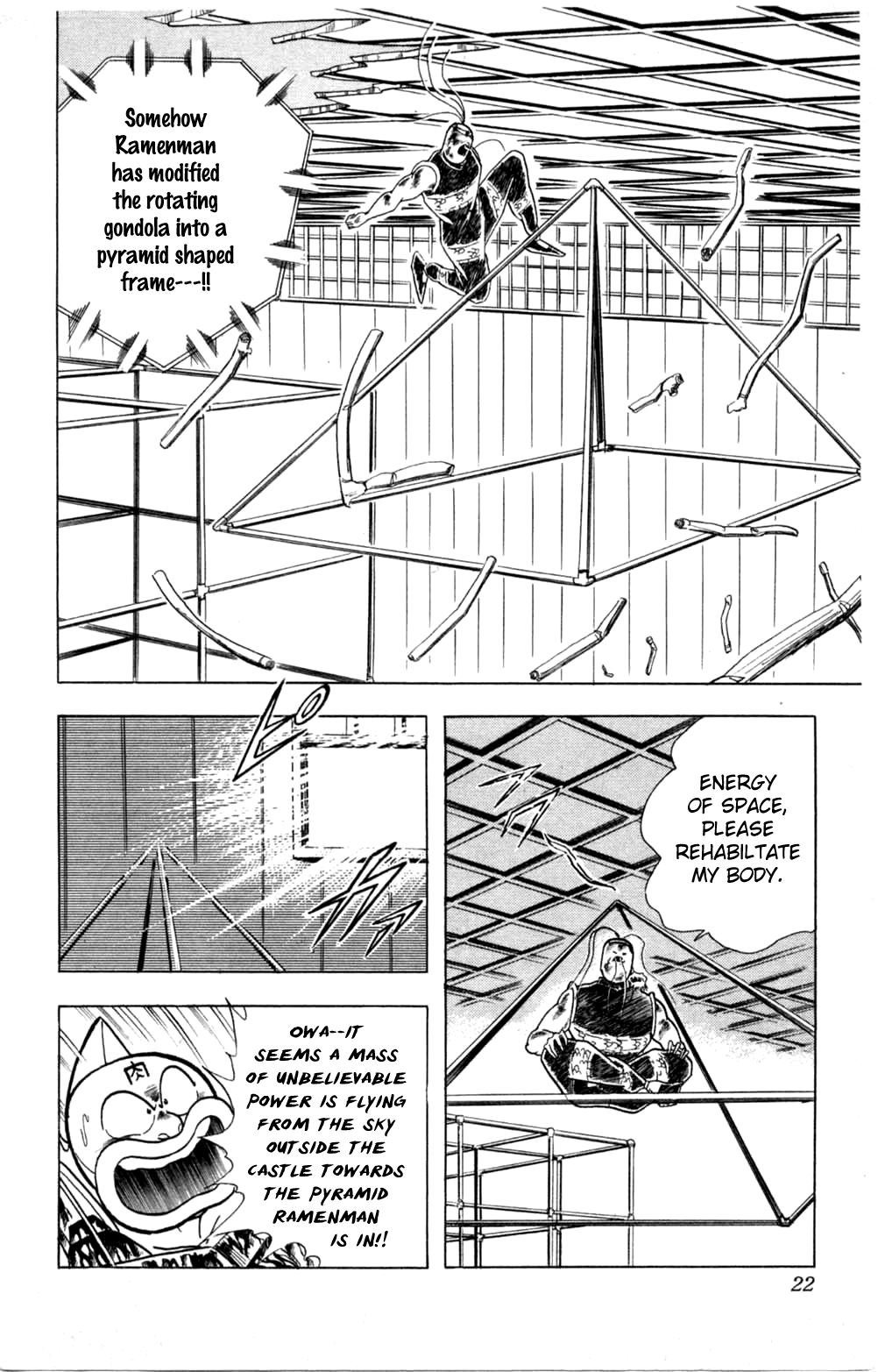 Kinnikuman Chapter 354.2 page 22 - Chapter 354 v2 : Scramble for the Kinniku Throne 81: Regeneration! Ramenman!!