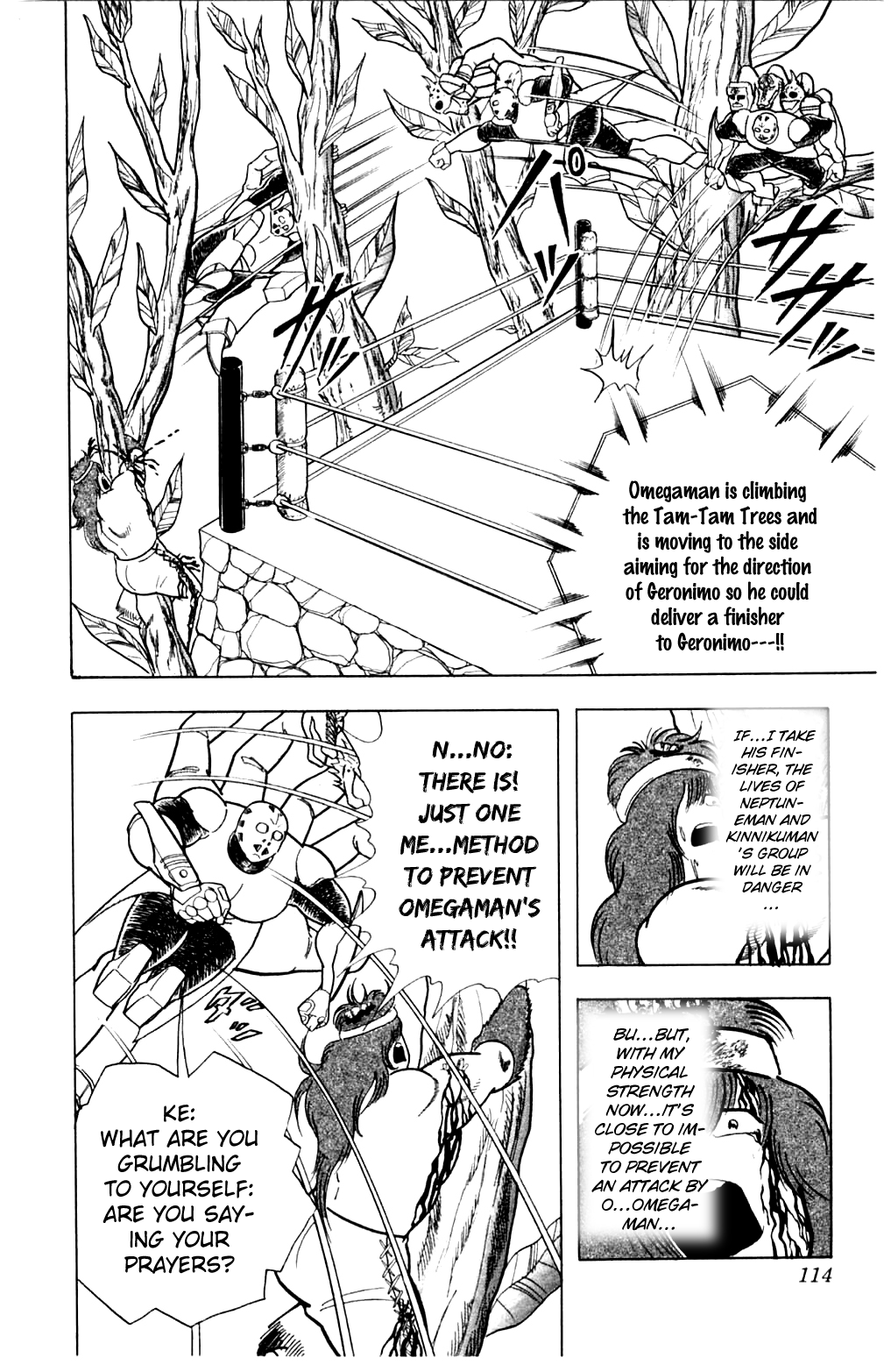 Kinnikuman Chapter 359.2 page 8 - Chapter 359 v2 : Scramble for the Kinniku Throne 86: The War-Cry Reversal!!